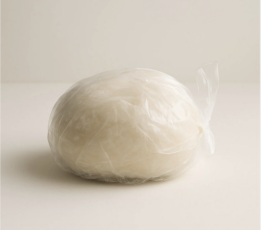 Single individually wrapped pizza dough ball